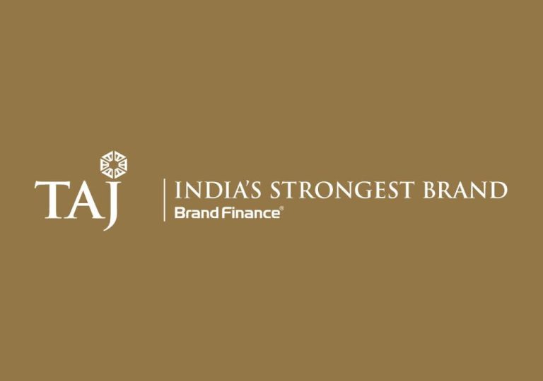 Logo oficial del Taj Mahal Palace Mumbai, elegida la marca más fuerte de India por Brand Finance
