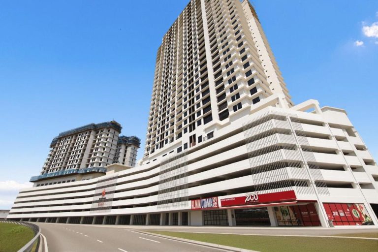 Vista exterior de la torre residencial KLIA Residensi by Avery cerca del aeropuerto de Kuala Lumpur